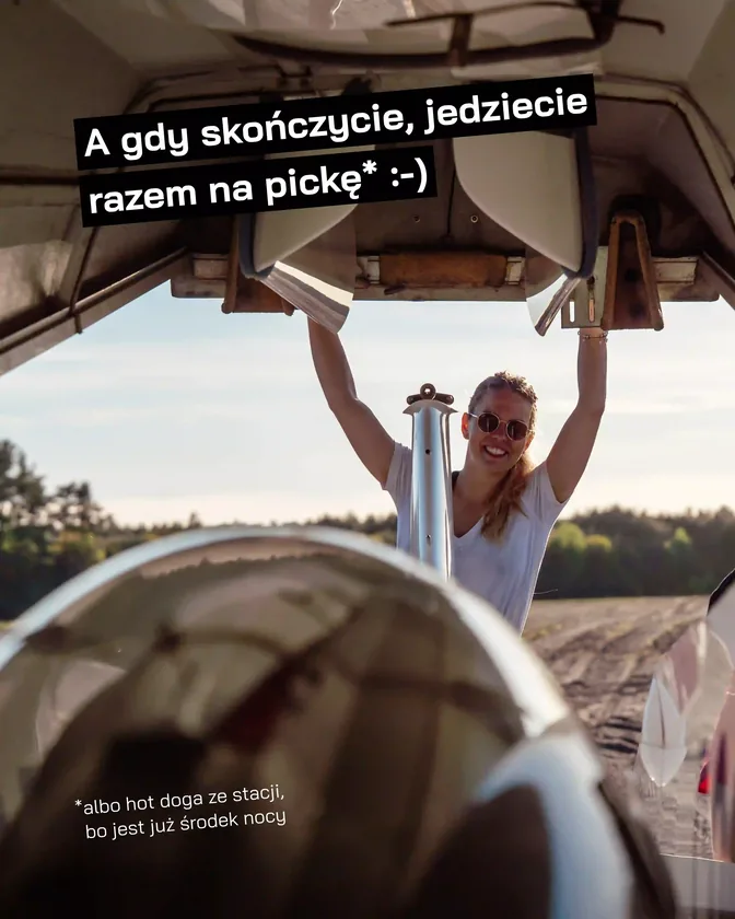 A gdy skończycie, jedziecie razem na piwko